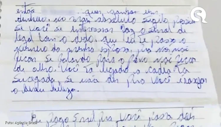 Em carta, detento oferece R$ 5 mil para que vigilante entregasse dois celulares a ele, em Niquelândia: ‘Quer ganhar um dinheiro?’