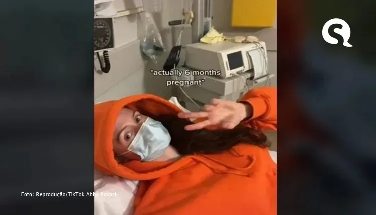 Influencer vai a hospital tratar prisão de ventre e descobre gravidez
