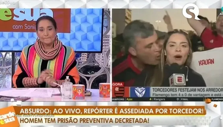 Sonia Abrão defende prisão de assediador de repórter: “Cafajeste”