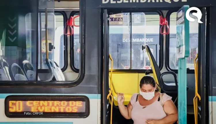 Uso de máscaras de proteção deixa de ser obrigatório em transporte público no Ceará