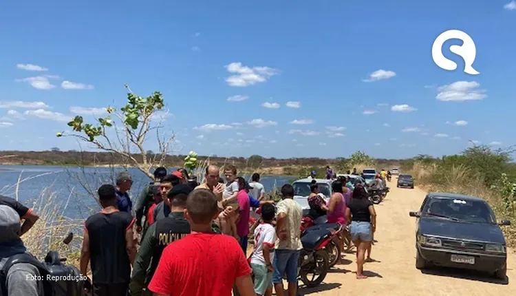 Casal de jovens desaparecidos é encontrado morto dentro de carro submerso em açude de Hidrolândia, no Ceará