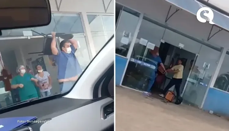 Médico e paciente se agridem com cadeiradas em unidade de saúde em Luziânia