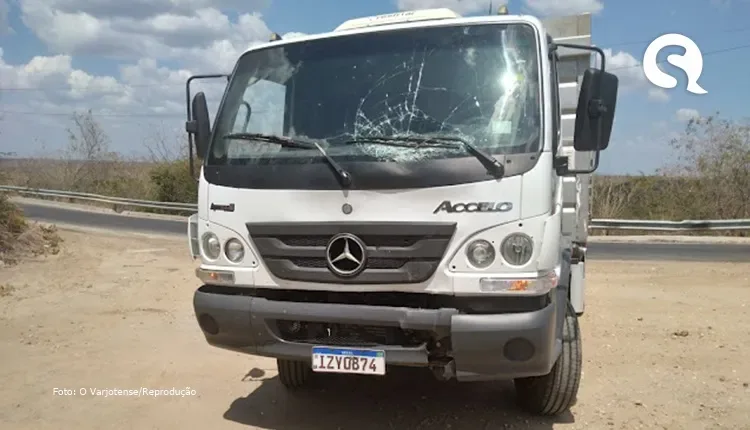 Colisão entre caminhão e moto na CE-366 deixa vítima fatal de Santa Quitéria