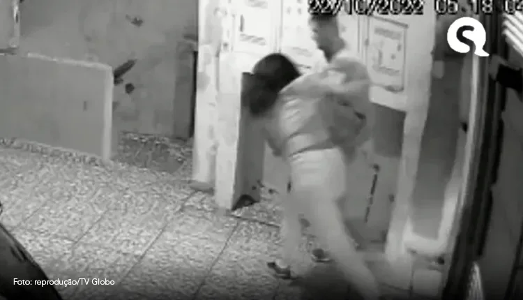 Marido é flagrado agredindo e puxando cabelo de esposa antes dela ser morta em São Paulo