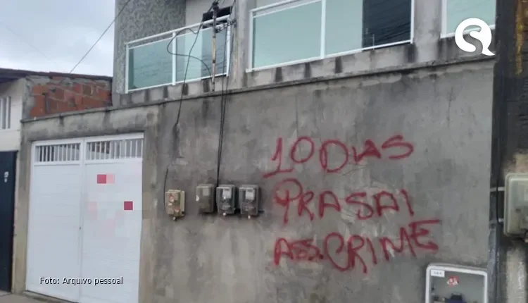 Pichações com ameaça ordenam moradores a saírem de casa no Ceará; polícia investiga