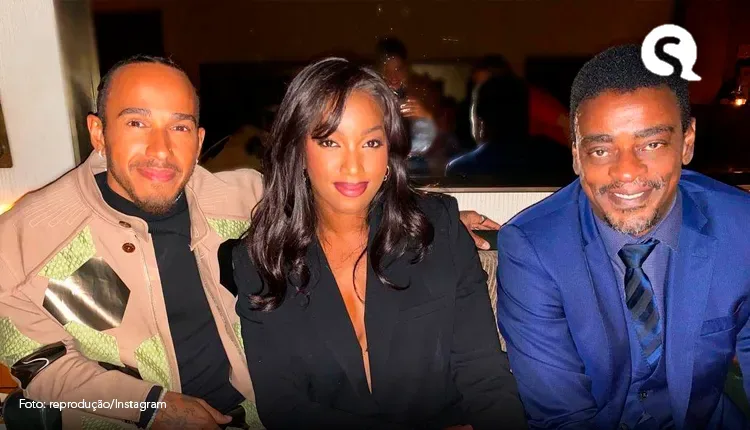 Iza comemora encontro com Seu Jorge e Lewis Hamilton: ‘jantar extraordinário’