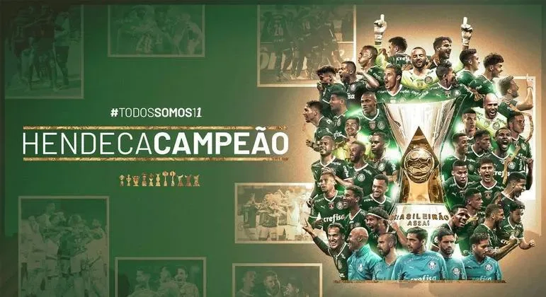 Palmeiras conquista o 11° título do Campeonato Brasileiro; veja ranking de campeões