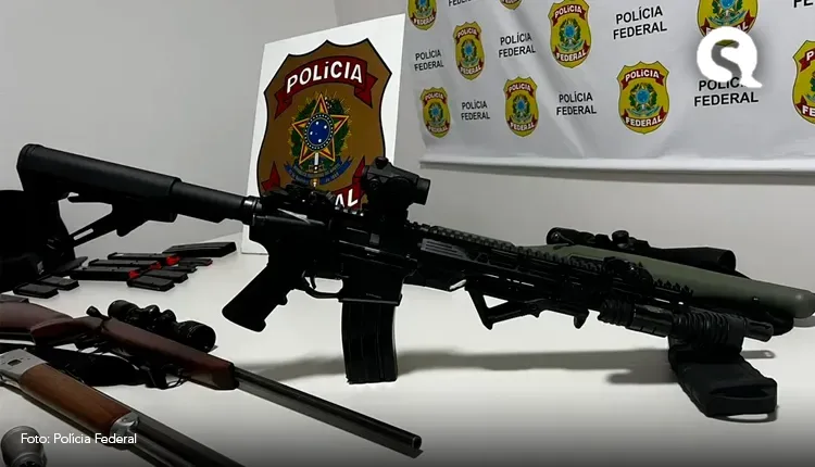 Veja armas apreendidas pela PF durante ação contra organizadores de atos antidemocráticos