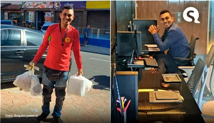 Após passar fome e frio, ex-sem-teto concilia trabalho de motoboy e graduação em direito