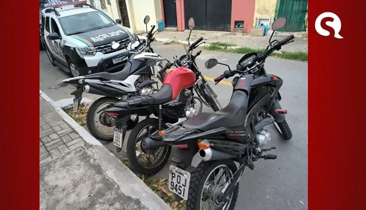 Polícia Militar recupera três motocicletas roubadas em Sobral