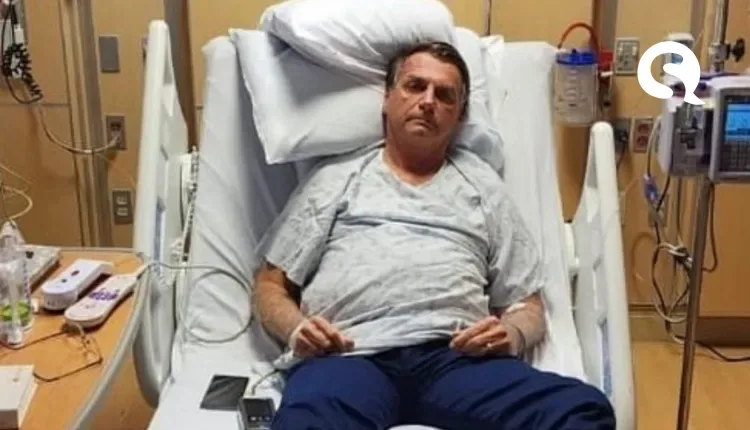 Após informação de que não estava internado, Bolsonaro posta foto em leito de hospital e agradece orações
