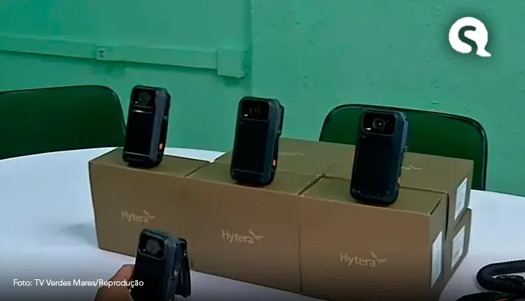 Resistentes, à prova d’água e invioláveis: conheça as câmeras corporais de policiais penais do Ceará