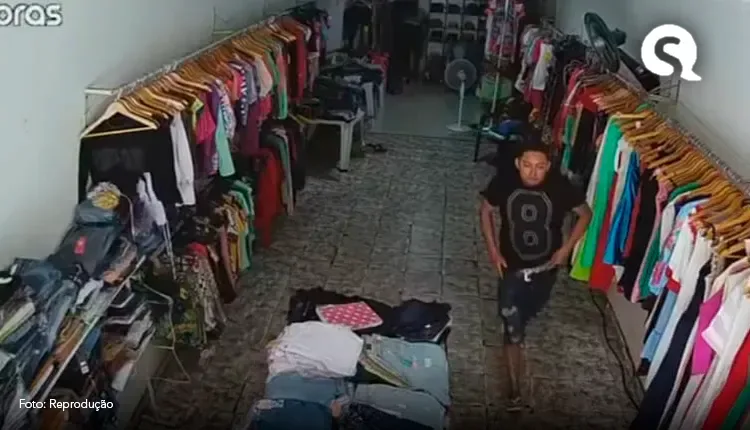 Homem invade loja no Ceará para atirar na ex-companheira, mas bala atinge pai que tentou defendê-la