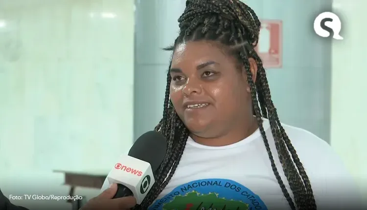 Catadora que passou faixa para Lula sofre ataques por ter fotos na Europa e revela que viagem foi viabilizada por Bia Kicis