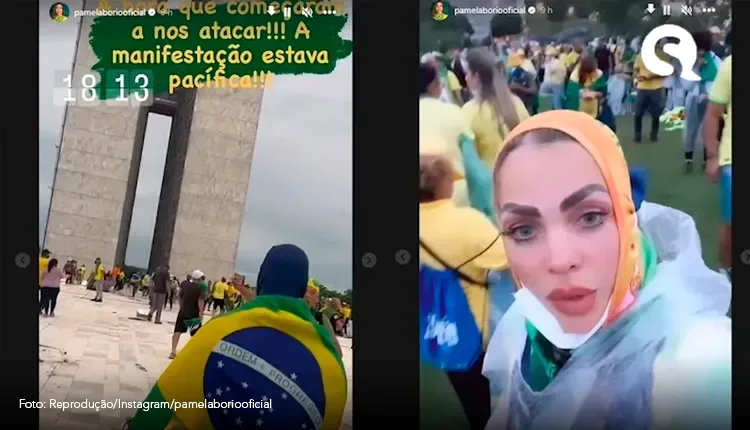 Ex-primeira-dama da Paraíba invade o Congresso Nacional em Brasília e divulga imagens