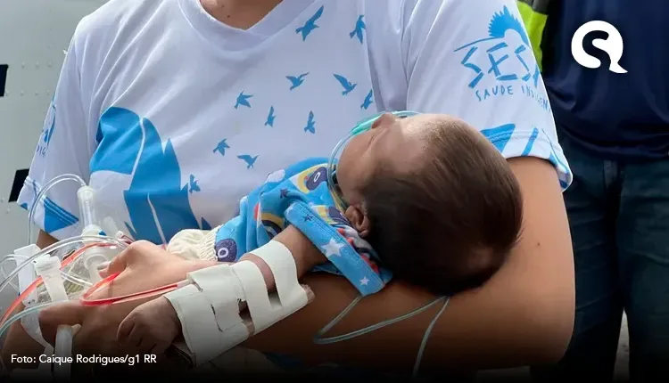 Bebê de 1 mês é uma das resgatadas da Terra Yanomami