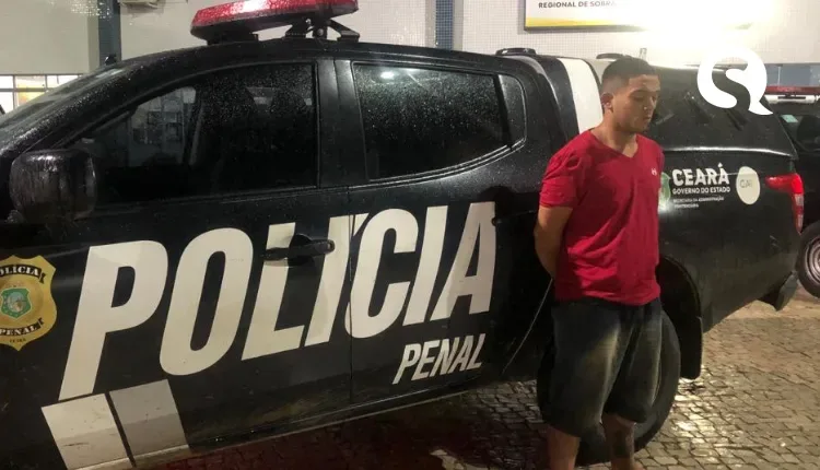 Fugitivo da penitenciária de Sobral é recapturado em operação da SAP