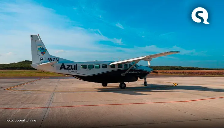 Novo aeroporto de Sobral recebe primeiro voo comercial
