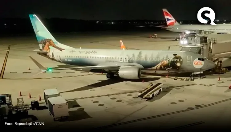 Avião que traz Bolsonaro ao Brasil tem pintura de Harry Potter