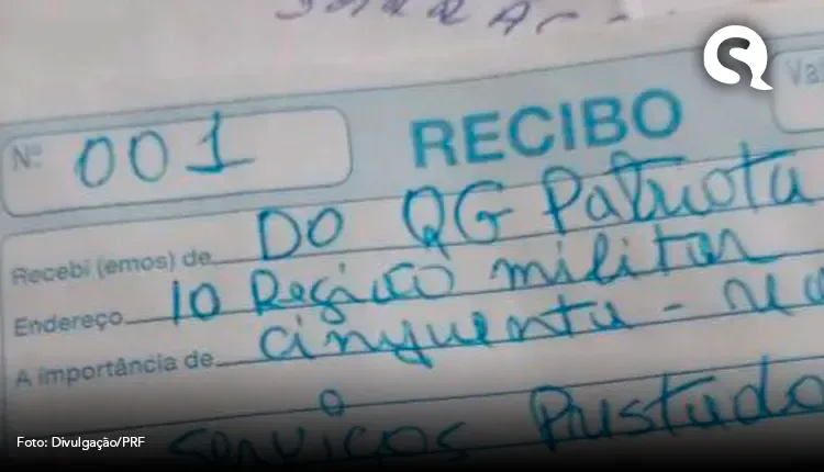 Sucos, pizzas, Uber, gelo: polícia apreende documentos da contabilidade de atos golpistas; fotos