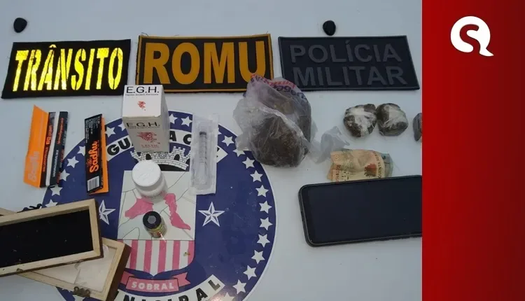 Ação conjunta resulta em mais uma apreensão de drogas durante blitz na Av. Ildefonso de Holanda Cavalcante