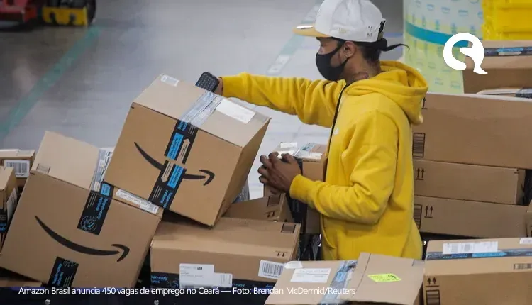 Amazon Brasil anuncia 450 vagas de emprego no Ceará