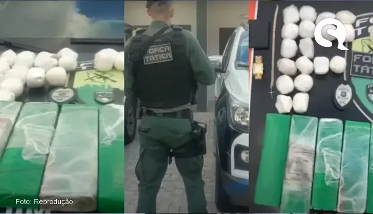Homem é preso com arma de fogo e mais de 11 quilos de drogas em Umirim