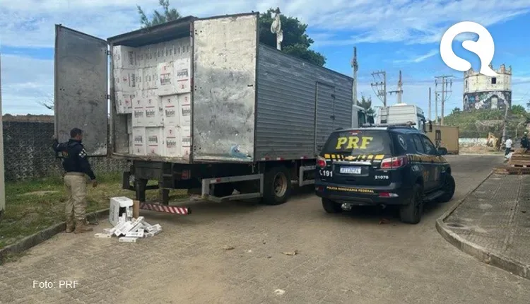 Carga de quase R$ 1 milhão em cigarros contrabandeados é apreendida em Russas