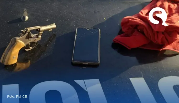 Indivíduo com mandado de prisão em aberto, é preso em posse de arma de fogo, em Cariré