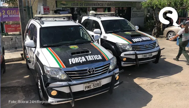 Pm’s do P.O.G.de Parazinho prendem dupla sobralense acusada de assaltos na zona rural de Martinópole e Granja