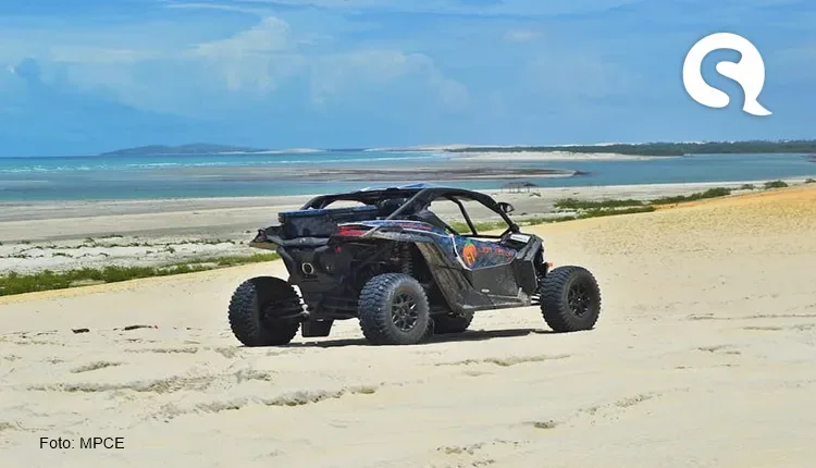 Em audiência com MPCE, Prefeitura de Jijoca se compromete a proibir trânsito de veículos off-roads sem identificação na Vila de Jericoacoara