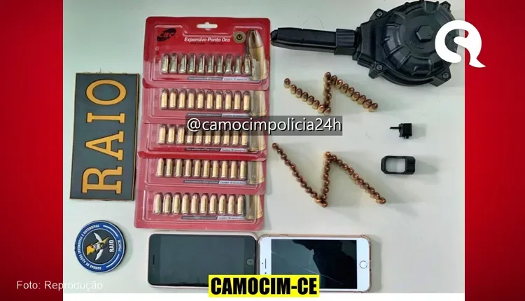 Mulher é presa por duas vezes em menos de 24h, portando drogas, munições e carregador caracol
