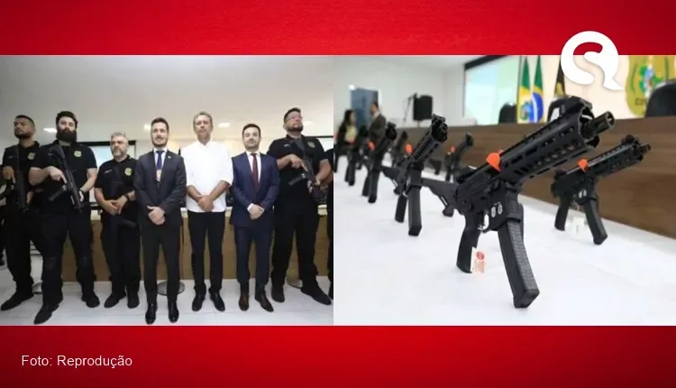 Governo do Ceará reforça Polícia Civil com entrega de 150 submetralhadoras automáticas