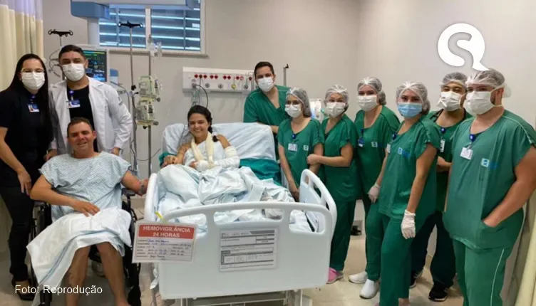 Casal fica noivo em hospital no Ceará após acidente automobilístico