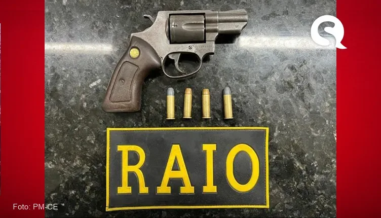CPRAIO apreende arma de fogo no residencial Caiçara em Sobral