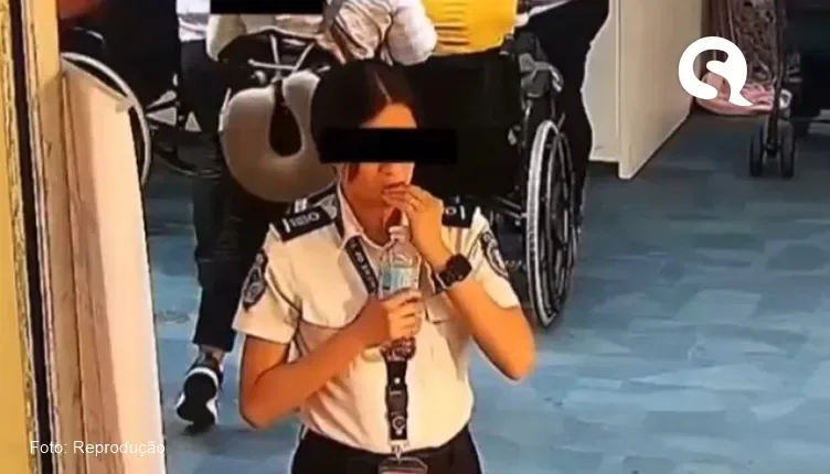 Segurança é flagrada engolindo R$ 1,5 mil de passageiro em aeroporto, nas Filipinas; Veja vídeo