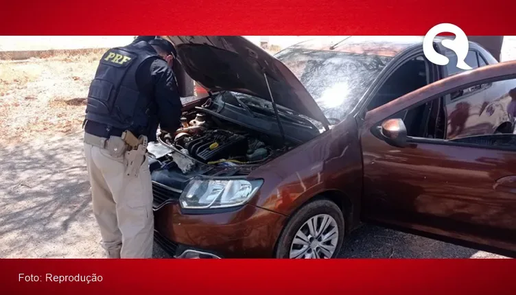 PRF prende condutor em Sobral (CE) por receptação de veículo que havia sido roubado em Fortaleza