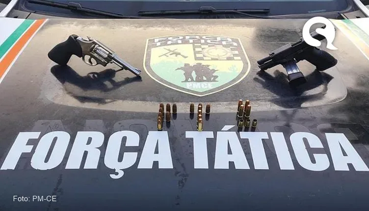 Após disparos de arma de fogo no bairro Dom José 2 Força Tática apreende revolver e pistola