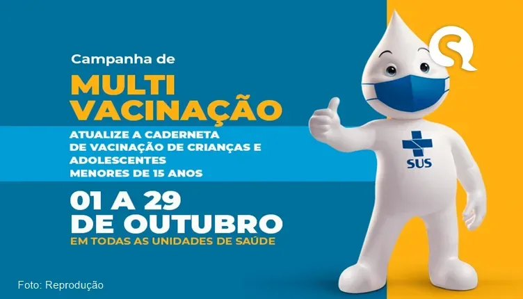 Campanha Nacional de Multivacinação começa no sábado (30/9) no Ceará e em mais cinco estados