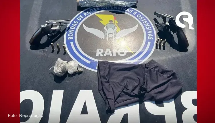 CPRAIO prende menor em posse de duas armas de fogo no distrito de Taperuaba em Sobral