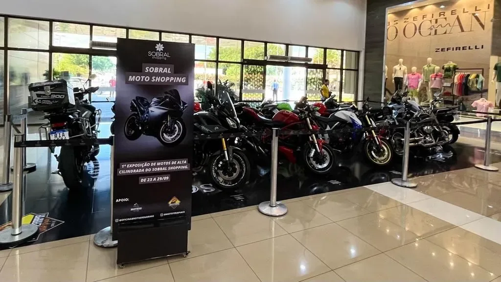 Exposição “Sobral Moto Shopping” acontece até o dia 29 de setembro