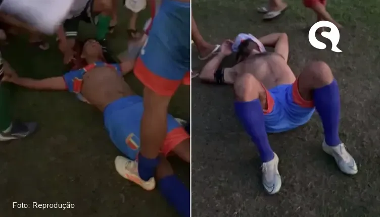 Atleta que sofreu parada cardíaca após receber spray de pimenta de árbitro em Tianguá relata melhora: ‘Só com dor de cabeça e tonto’