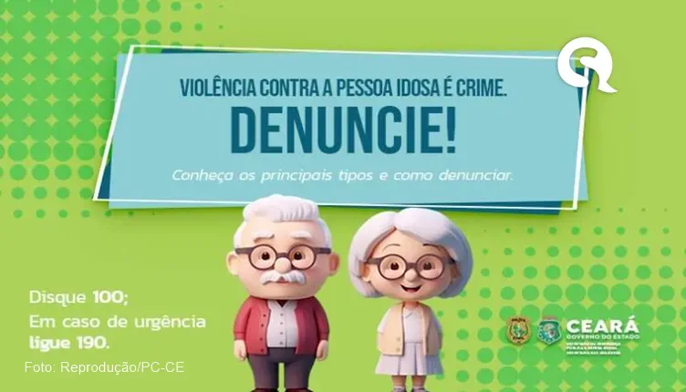 Polícia Civil reforça a importância de denunciar a violência contra a pessoa idosa