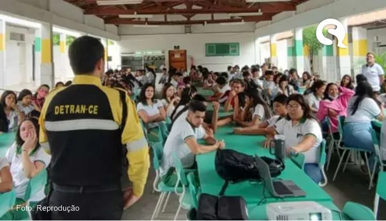 Detran-CE intensifica palestras educativas em escolas da Capital e Interior em novembro