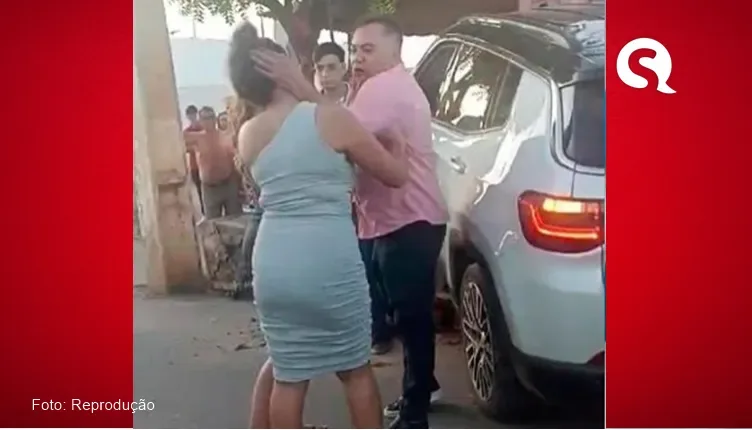 Delegado de Aurora se envolve em acidente e agride mulher na frente de outros policiais