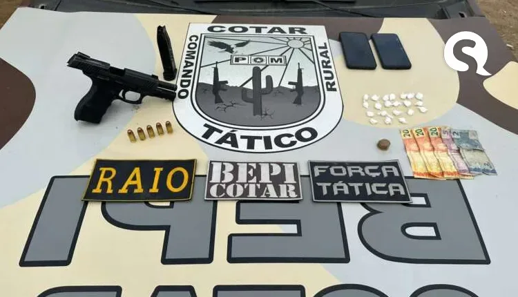 Com apoio da Coin/SSPDS, PMCE captura homem com extensa ficha criminal com arma de uso restrito em Sobral