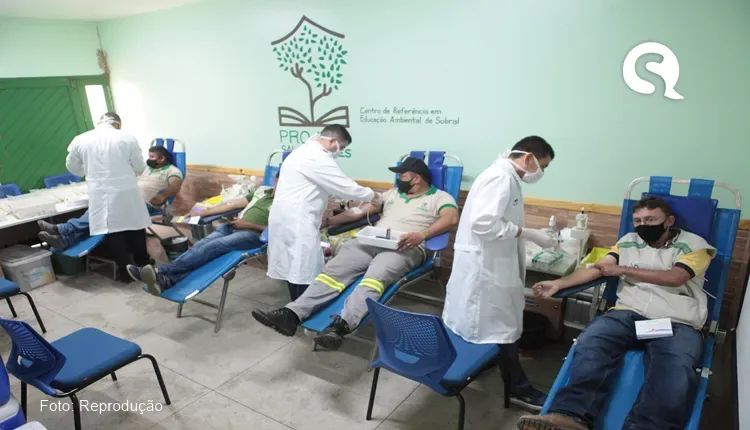 Agência Municipal do Meio Ambiente e Hemoce Sobral realizam terceira edição da campanha solidária para doação de sangue