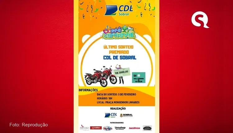 CDL realiza último sorteio da Campanha Natal Premiado no próximo sábado (3/2)
