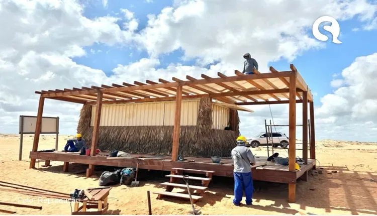 Moradores denunciam instalação de contêineres no Parque Nacional de Jericoacoara