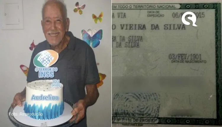 Sr. Andrelino, o terror do INSS completa 123 anos “bem de saúde” diz família